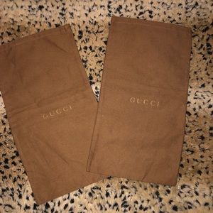 Two new GUCCI shoe / travel bags